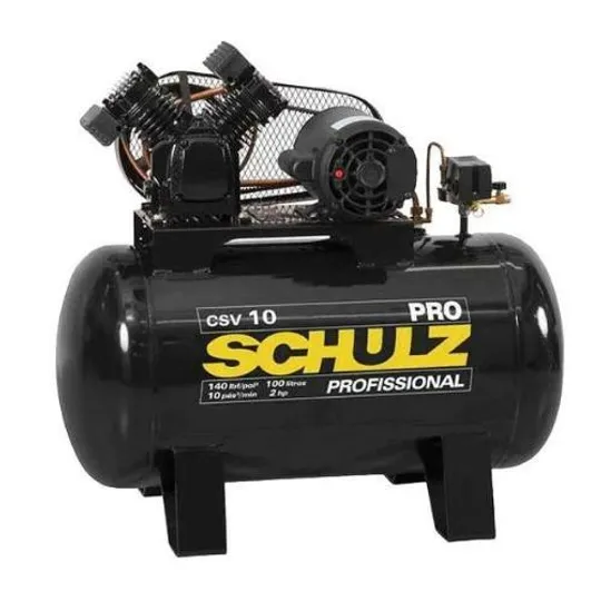 Compressor de Ar Schulz 2,0HP 100L CSV-10/100 220V