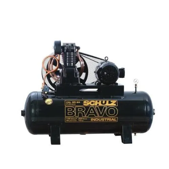 Compressor de Ar Schulz Bravo CSL 20/200 5CV 220/380V