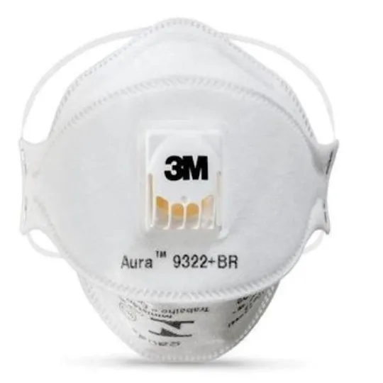 Respirador Descartável 3M Aura 9322+BR PFF2 Valvulado