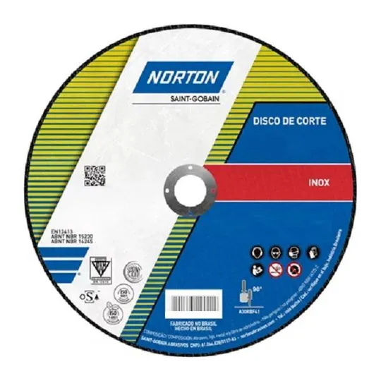 Disco Corte Norton Super Inox AR332 7 x 1/8 x 7/8