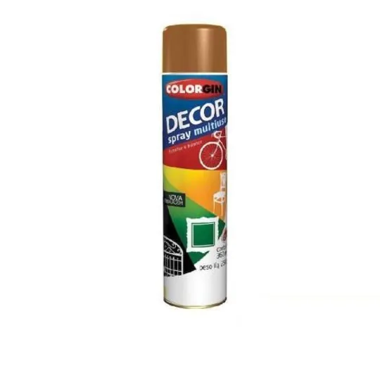 Tinta Spray 360ml/250Gr Colorgin Marrom