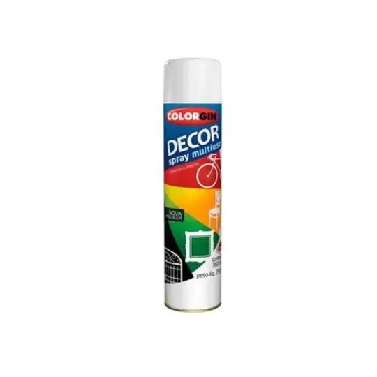 Tinta Spray 360ml/250Gr Colorgin Branco
