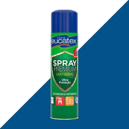 Tinta Spray Multiuso 400ml Eucatex Azul Claro