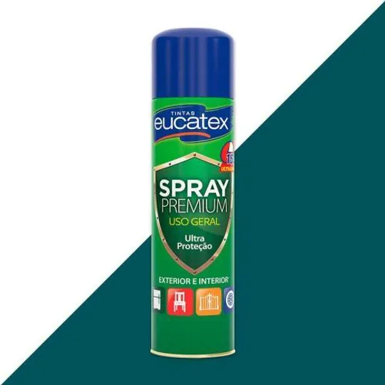 Tinta Spray Multiuso 400ml Eucatex Verde Claro