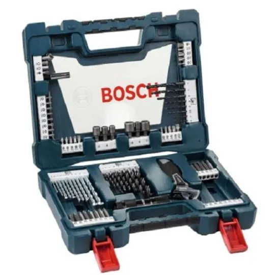 Jogo de Broca, Bits, Soquete Bosch V-Line 83 Peças